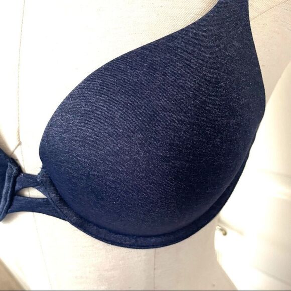 Victoria Secret perfect shape navy underwire bra - Picture 5 of 13